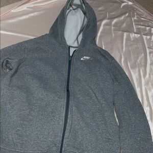 Nike Charcoal Full-Zip Hoodie